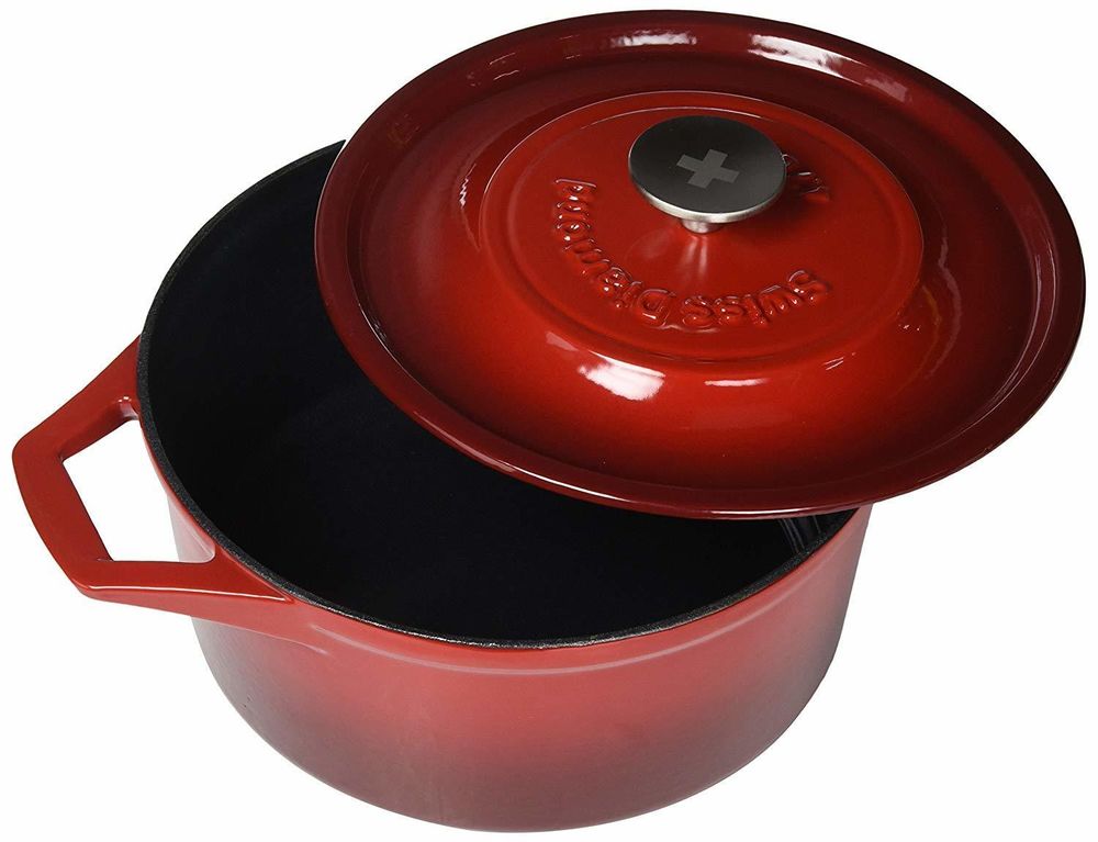 Чугунная кастрюля Swiss Diamond PC 1020CR - 2