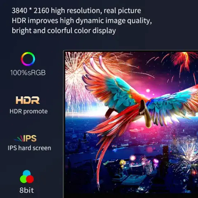 17" Портативный сенсорный монитор VCHANCE 4K IPS 3840x2160, 60 Гц