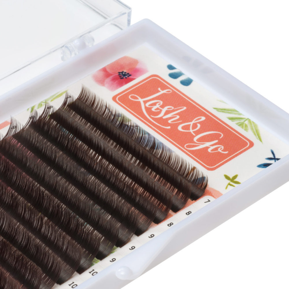 Ресницы Lash&Go микс 0,07/D/7-14 mm "Эспрессо" (16 линий)