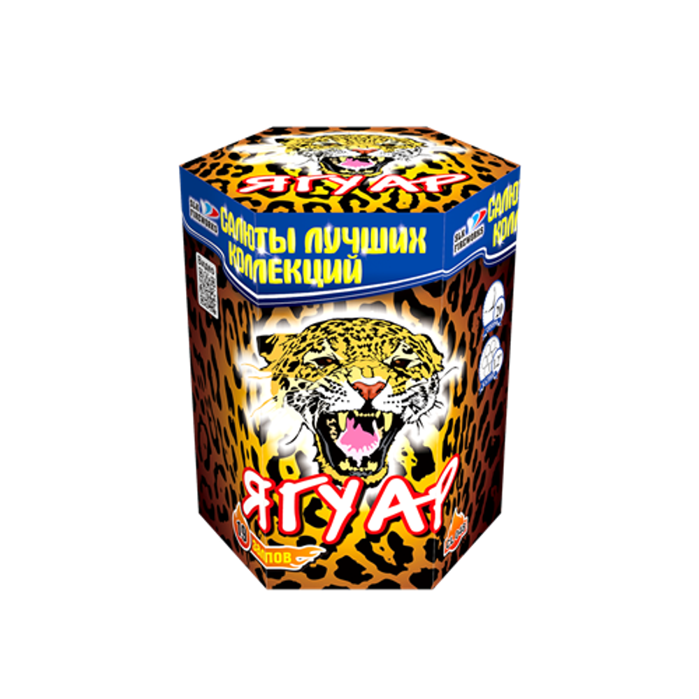 Фейерверк, батарея салютов Ягуар 19 х 1,2"