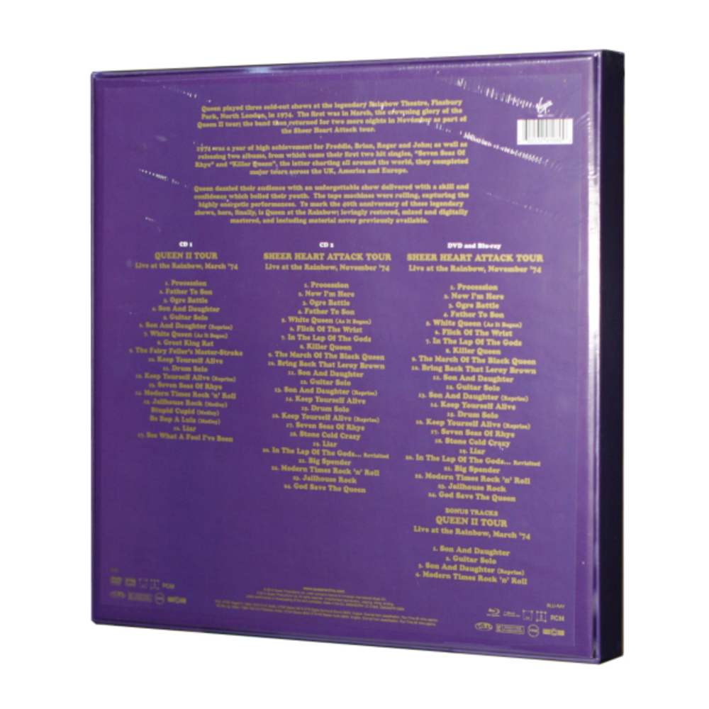 Queen / Live At The Rainbow '74 (Super Deluxe Edition)(2CD+DVD+Blu-ray)