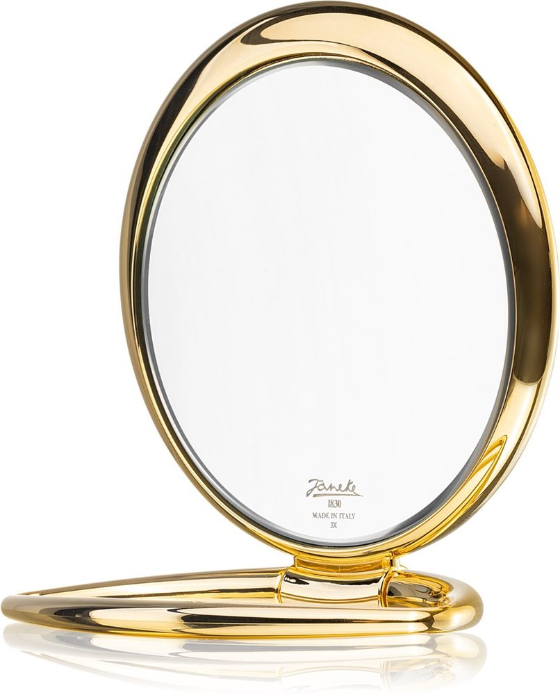 Janeke косметическое зеркало Gold Line Table Double Mirror