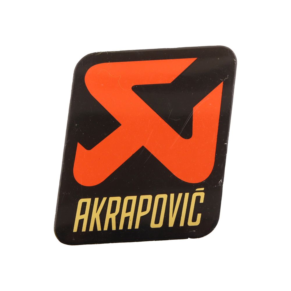 наклейка на глушитель металлическая AKRAPOVIC (mod:2)