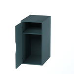 Тумба Ингар ДВ 36x71x53, серо-бирюзовый