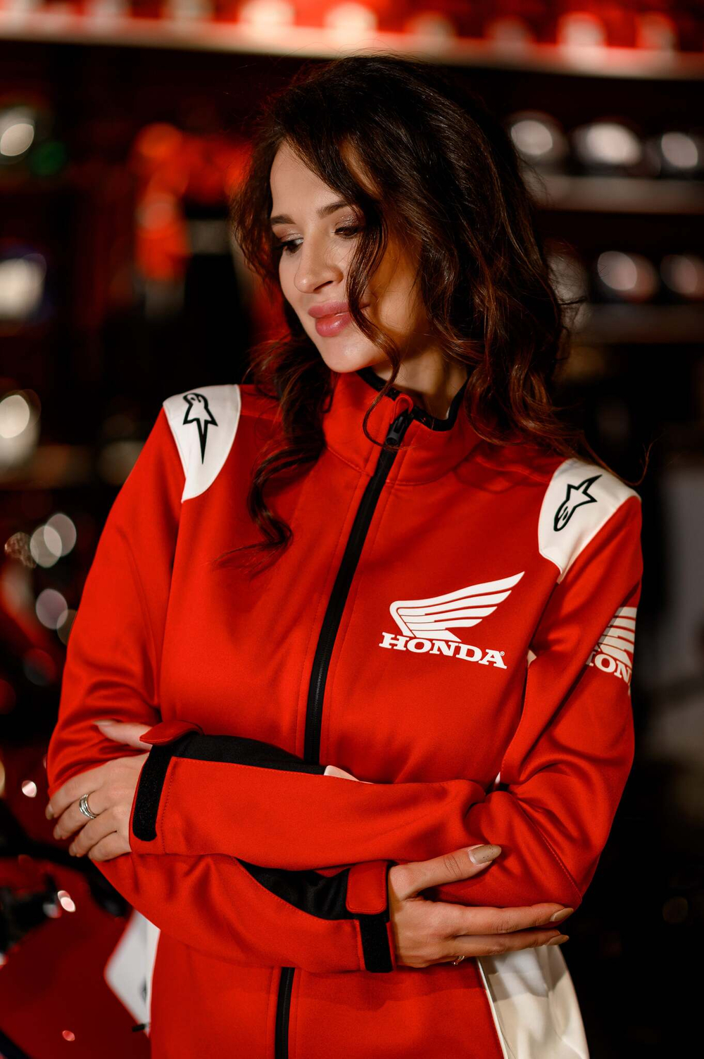 Мотокуртка (толстовка) ALPINESTARS HONDA SOFTSHELL JACKET