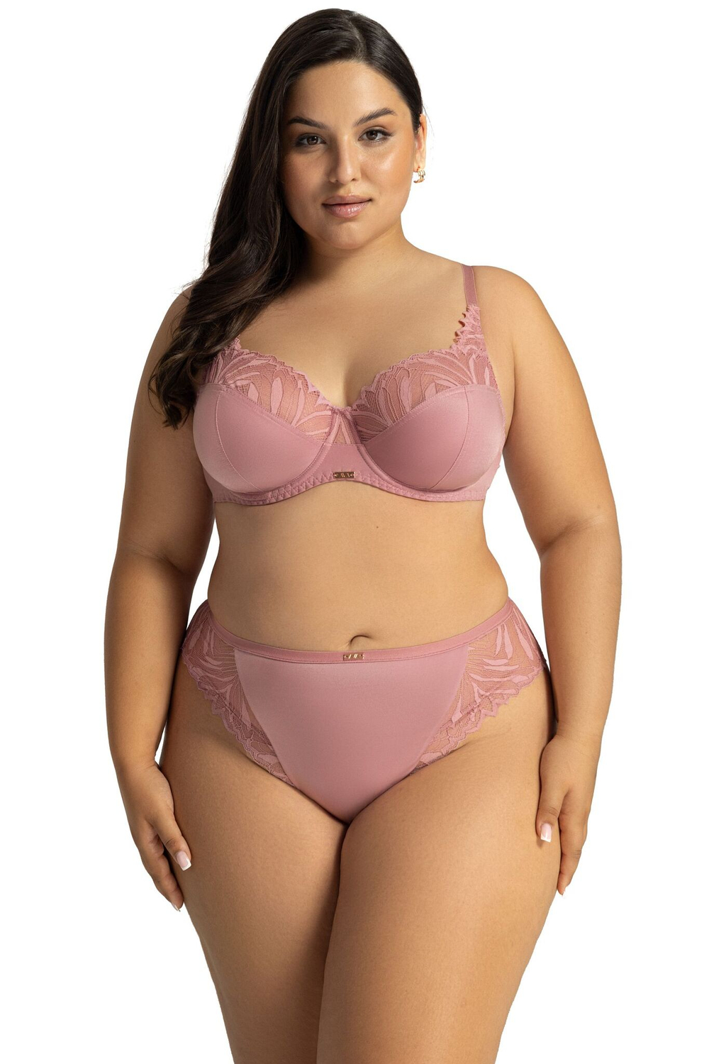 Розовый бюстгальтер Yasemin с мягкой чашкой (Размер: 85D) (Цвет: грязно-розовый)
