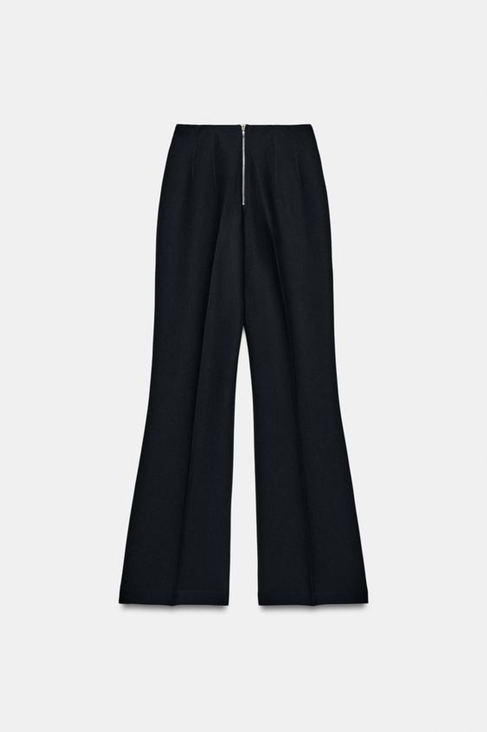 ZARA БРЮКИ С ВЫСОКОЙ ПОСАДКОЙ, ЧЕРНЫЙ