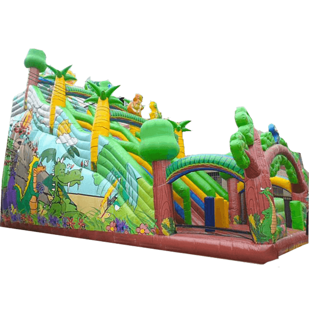 Надувной батут "Веселые джунгли"
