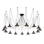 Citilux Эдисон CL451152 Люстра паук Венге