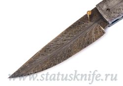 Нож Kevin Casey Damascus Tasmanianфотография - 2