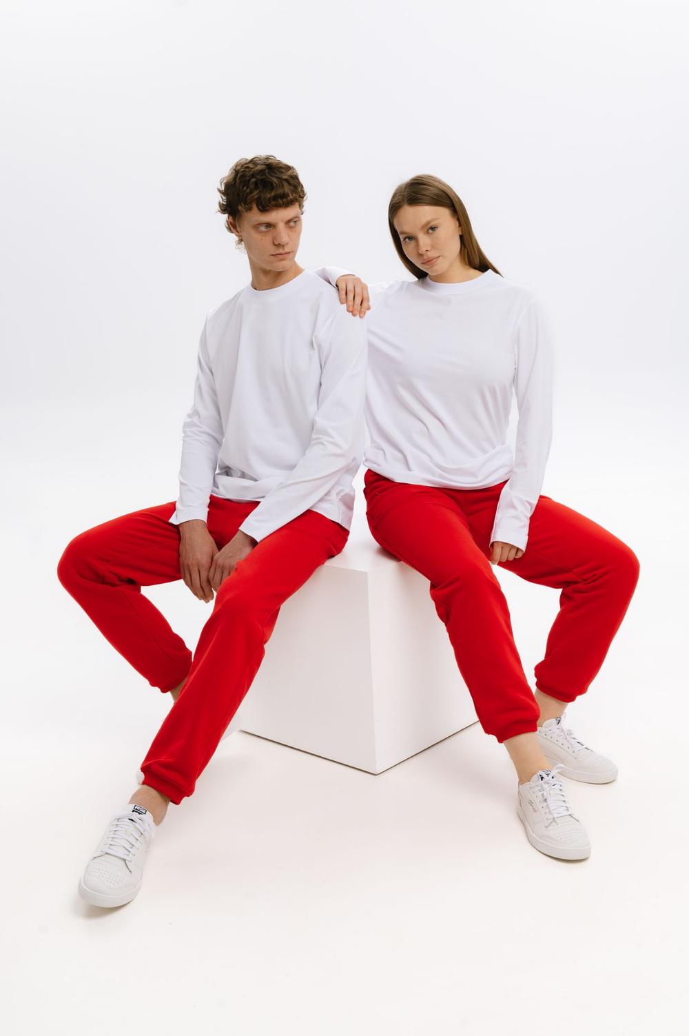 Лонгслив MAZZIKA Unisex CLASSIC, цвет белый