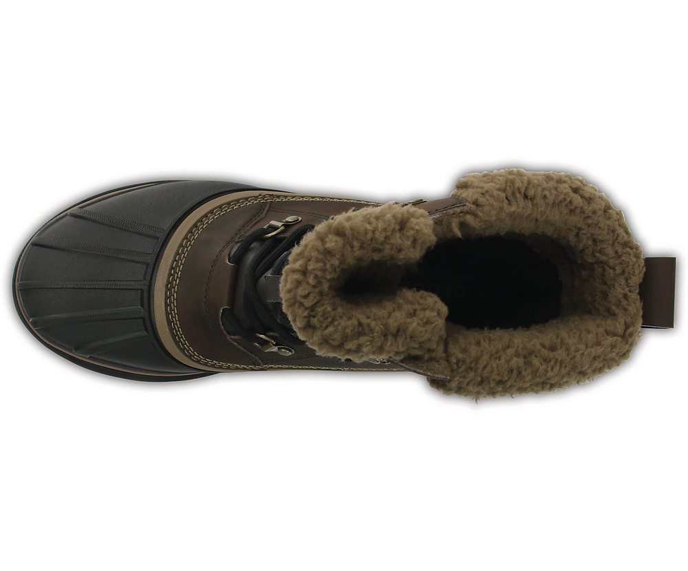 Ботинки Crocs Men’s AllCast II Boot Коричневые