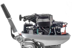 Лодка ПВХ АНДРОМЕДА 375 киль + 2х-тактный лодочный мотор SHARMAX SM9.9HS