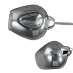 Светильник на штанге 4x40Вт E14, металл/стекло, хром