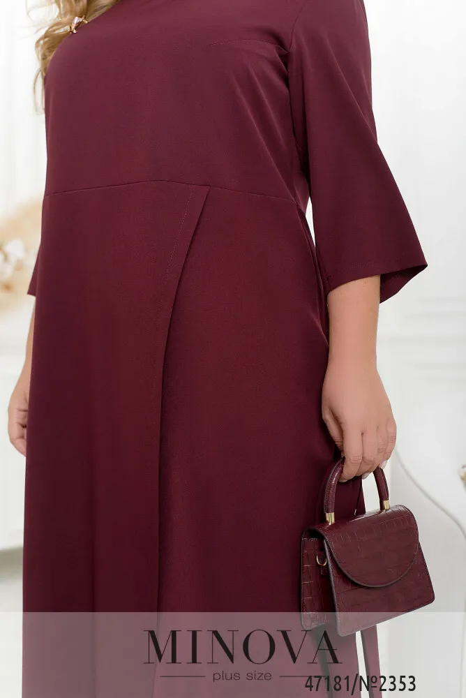 Платье 2353-бордо Minova