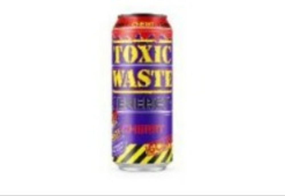 Энергетический напиток Toxic Waste Energy Sour Cherry (Кислая Вишня) 500мл*12  АТ