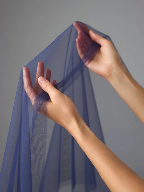 Бюстовая неэластичная сетка Lauma, арт.480, темно-синий 061