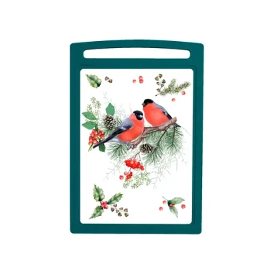 Доска разделочная пластиковая «Снегири»