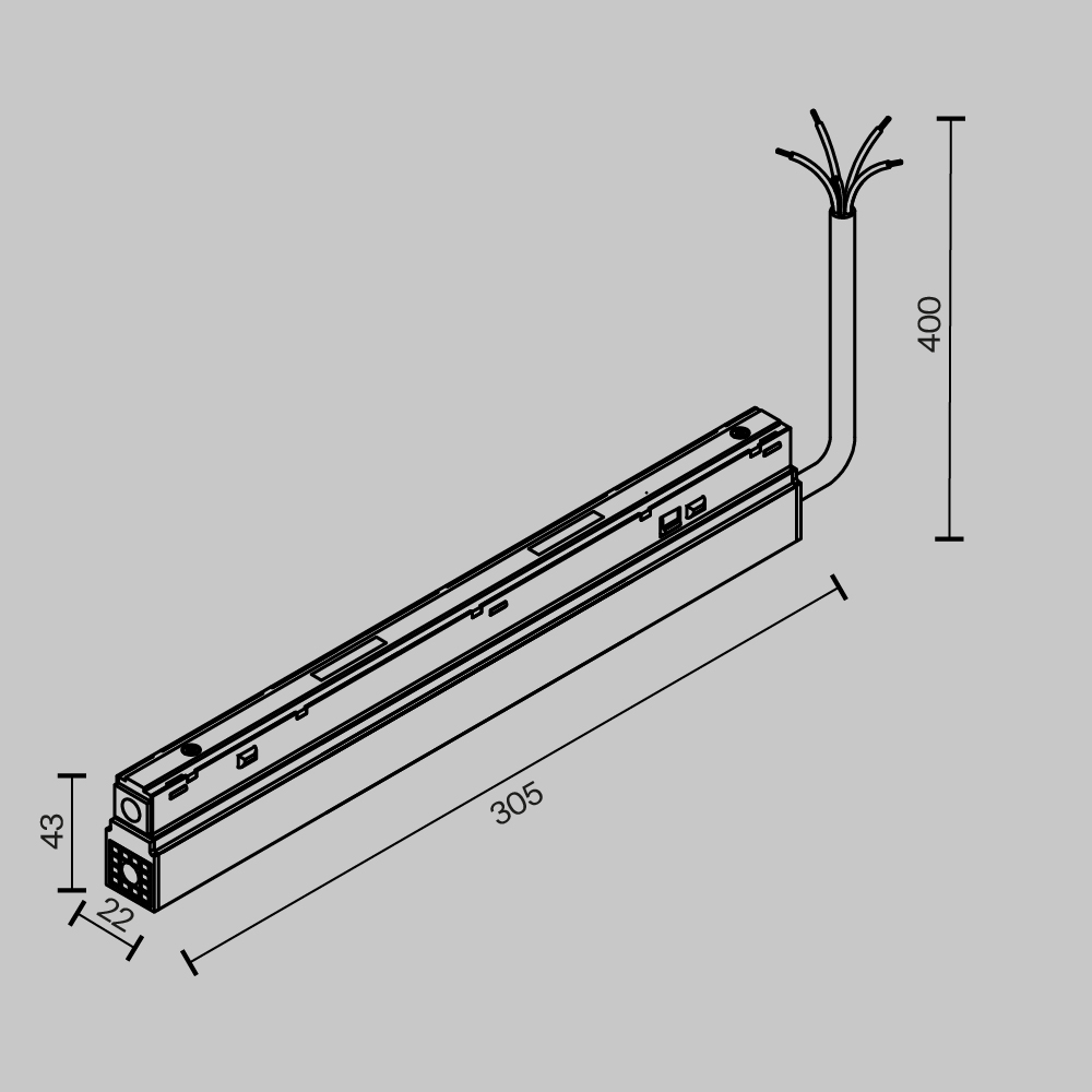 Источник напряжения Technical TRA034DR-200W-DD-B