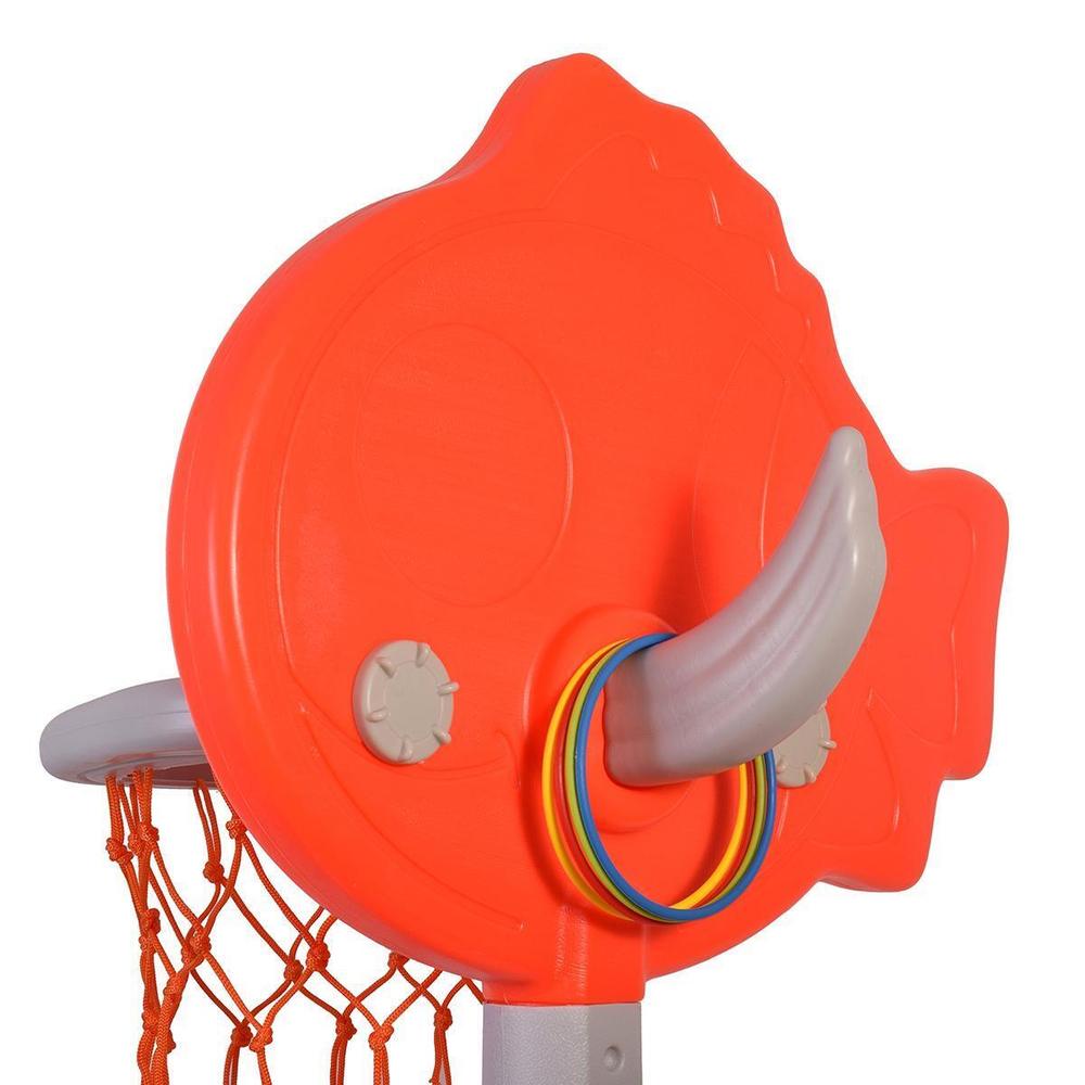 Пластмассовый игрушечный набор "Баскетболный щит", коробка