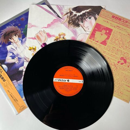 Винтажная виниловая пластинка LP Музыка Из Анимэ Планета полётов Рёкуя Гэндза Flight Planet (Japan 1987) (Obi)