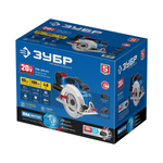 Пила циркулярная Зубр Профессионал CPB-190-41 аккумуляторная 190 мм 20 В 4 Ач