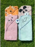 Полотенце детское с капюшоном