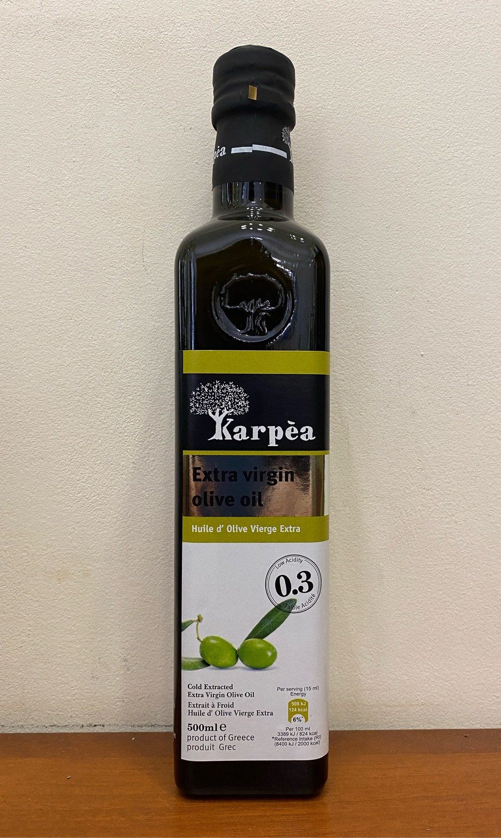 Оливковое масло Karpea 0.3 Extra Virgin 0,5 л, Греция