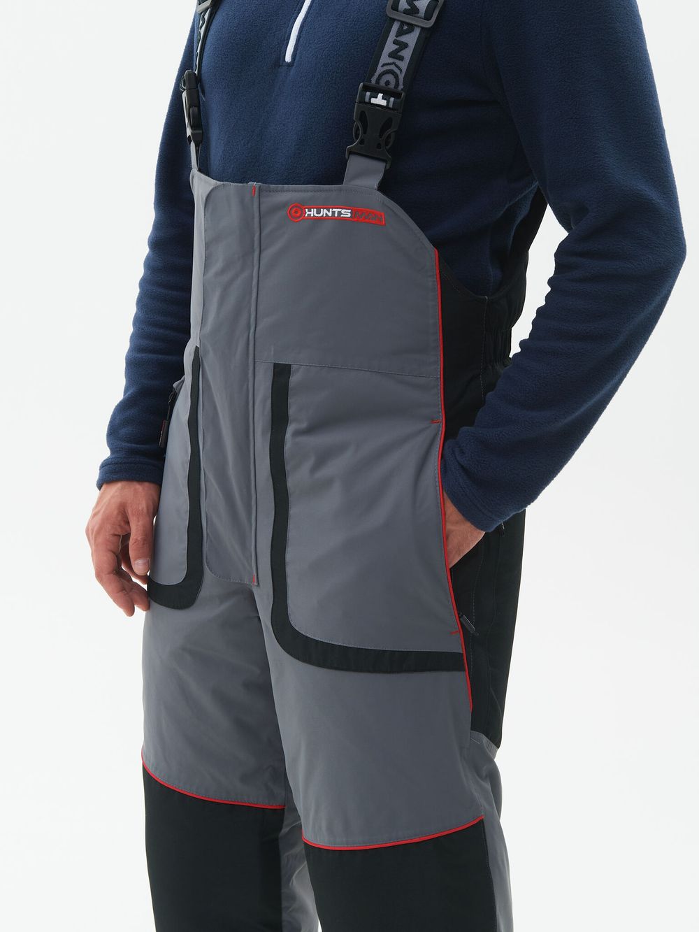 Костюм зимний Siberia LUX ткань Breathable цвет Серый/Черный