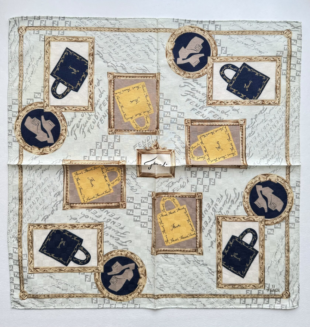 Платок «Сумочки» Fendi