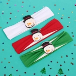 Повязка на голову детская «New Little Mi Mi - Снеговичок Бамби», микс 3 цвета, 4*16.5см