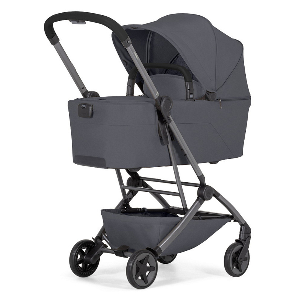 Коляска 2 в 1 Joolz Aer 2 с бампером Stone Grey/Black Carbon