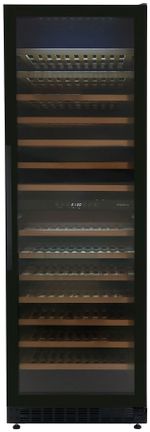 Встраиваемый винный шкаф Hyundai HBWC 1765 DC, черный