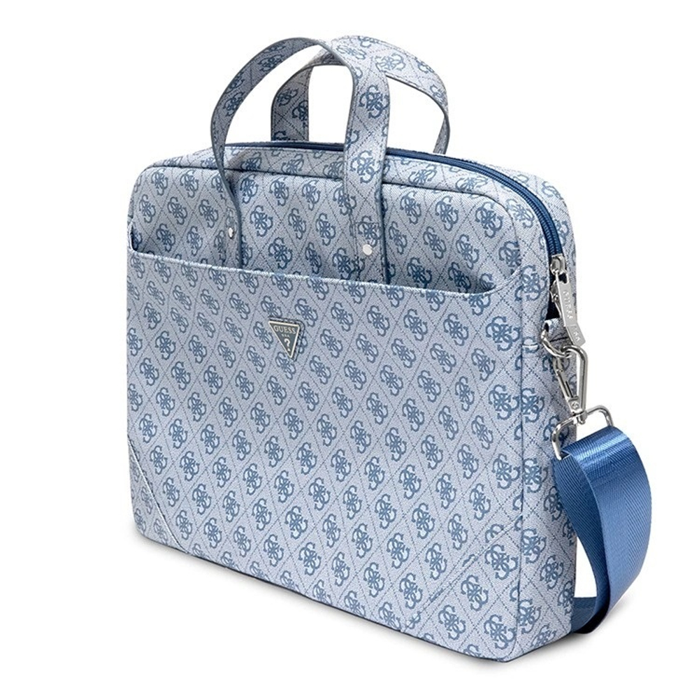 Сумка Guess 4G Bag with Triangle metal logo для ноутбуков 13/"15"/16", Blue (GUCB15P4TB)