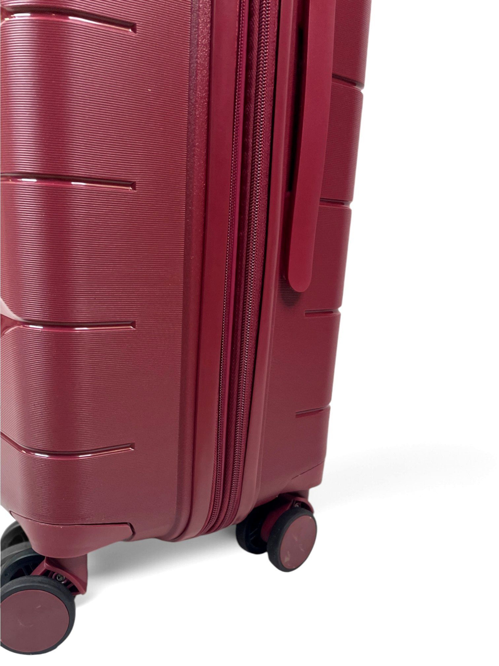 Средний чемодан Mironpan 23102, Бордовый, M+