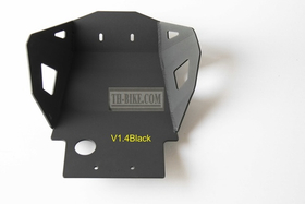 Skid Plate for Honda CRF250L-M (2012-2020). Aluminium, 4mm. V1.4 Black