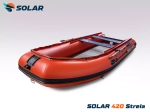Лодка надувная моторная solar-420 strela jet tunnel