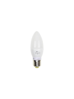 Лампа светодиодная PLED-ECO 5Вт C37 свеча 3000К тепл. бел. E27 400лм 230В JazzWay 2855312A
