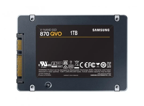Твердотельный накопитель 1000GB SSD Samsung 870 QVO 2.5” SATA3 R560Mb/s W530MB/s MZ-77Q1T0BW