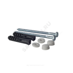 Крепление унитаза к полу D6x90 с шестигранной головкой, колпачки белые Б-90 Филд-А .