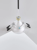 Встраиваемый светильник Interiorlight Atom BL003R-W, GU10