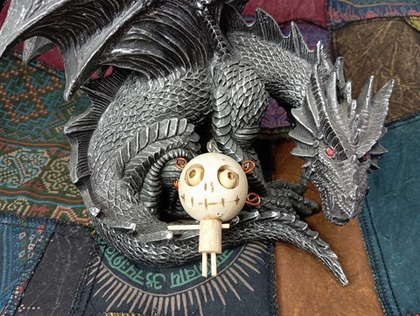 Брелок призрак леса кудри из меди