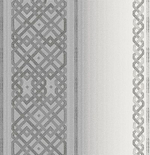 Широкий обойный бордюр с геометрическим орнаментом