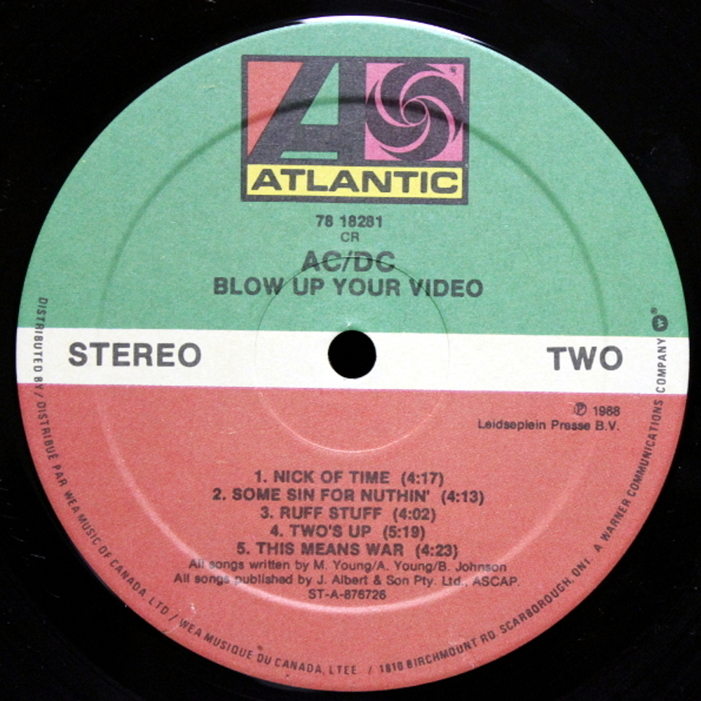 AC/DC / Blow Up Your Video (LP)