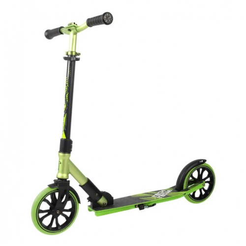 Самокат Tech Team Comfort 210R black/green 1/2 чёрный/зеленый
