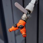 Разветвитель 2-канальный на кран 1/2"-3/4" ЧЕТЫРЕ СЕЗОНА