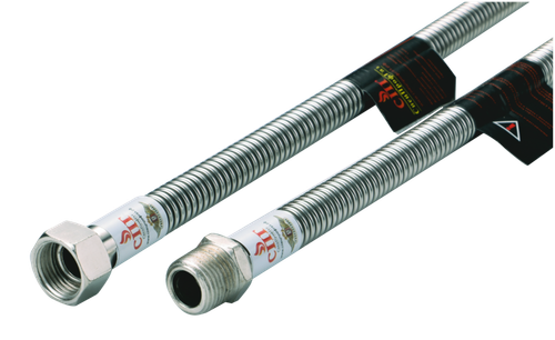 Газовая подводка сильфон. 1/2" 120см. Г.Ш.  СПГ