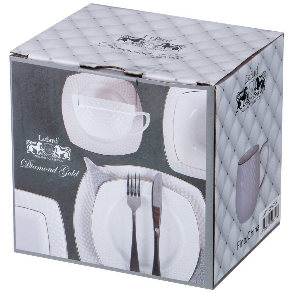 КРУЖКА LEFARD "ДИАМАНД ГОЛД" 380 МЛ (КОР=36ШТ.)