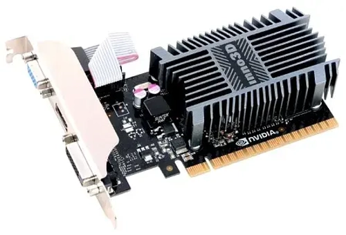 Видеокарта Inno3D GeForce GT 710, 2G DDR3 64bit VGA DVI HDMI N710-1SDV-E3BX