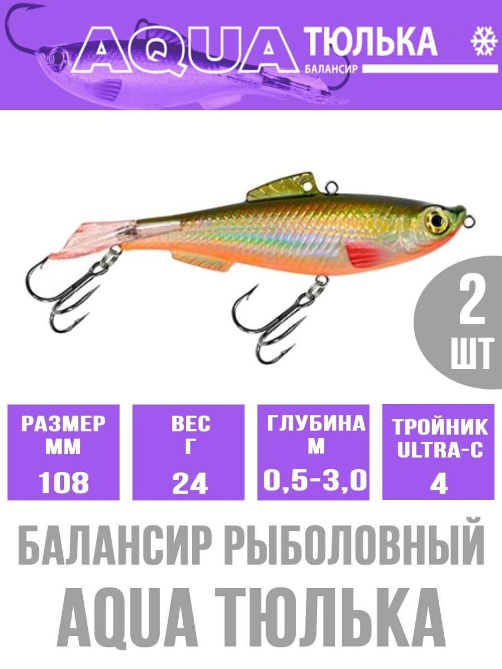 Балансир для рыбалки AQUA ТЮЛЬКА